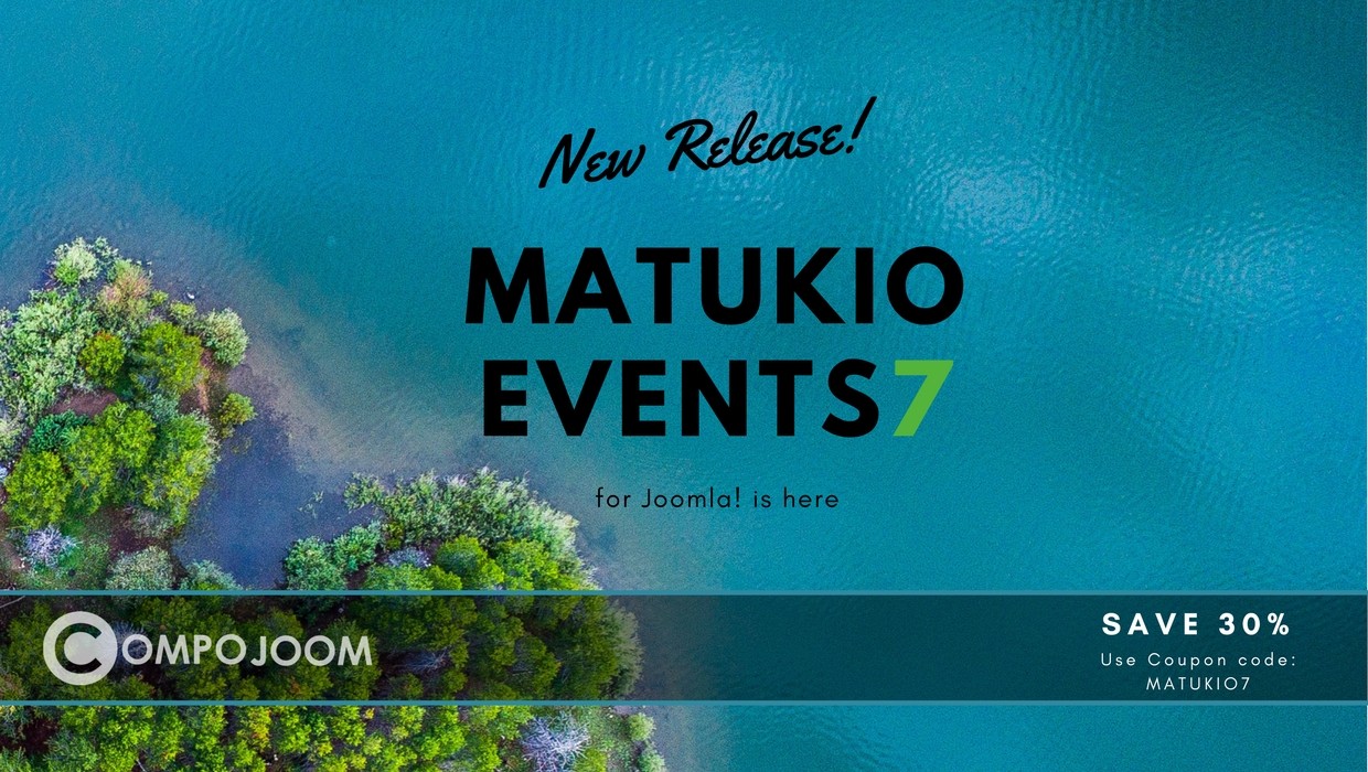 Matukio Events 7 RC 1 is out